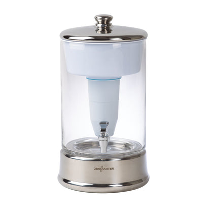 ZeroWater 9L glass water filter system (including 5 filters)